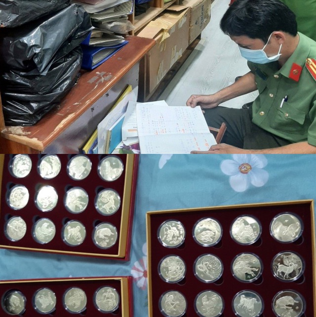 Khám xét nhà và tiệm vàng do bị can Trần Thị Thảo Trang làm chủ, cơ quan điều tra thu giữ một số tang vật và giấy tờ có liên quan đến vụ án.
