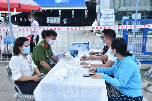 Hải Phòng: Quận Hồng Bàng phong tỏa y tế tạm thời Cửa hàng  ISUZU Việt Pháp do liên quan lái xe dương tính với Covit-19 - Ảnh 3.