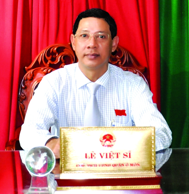 Ông Lê Việt Sĩ - Chủ tịch UBND quận Ô Môn, TP Cần Thơ.