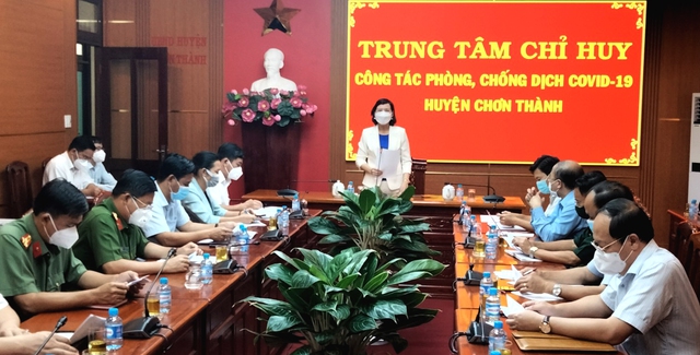 Bình Phước: Lấy xã, phường, thị trấn là “pháo đài”, người dân là “chiến sĩ” trong phòng, chống dịch Covid-19 - Ảnh 1.