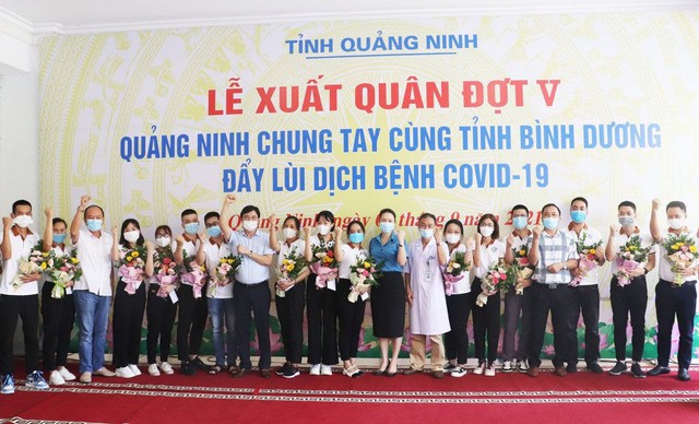 Quảng Ninh: 20 y, bác sỹ lên đường hỗ trợ tỉnh Bình Dương chống dịch - Ảnh 1.