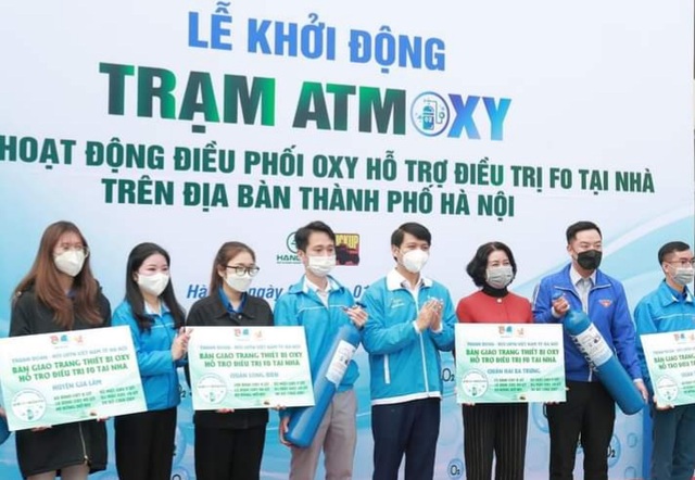 Hà Nội khởi động “Trạm ATM oxy miễn phí” hỗ trợ bệnh nhân COVID-19 - Ảnh 2.