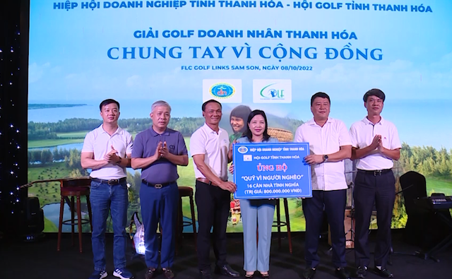 Giải Golf Doanh nhân Thanh Hóa - Chung tay vì cộng đồng - Ảnh 2.