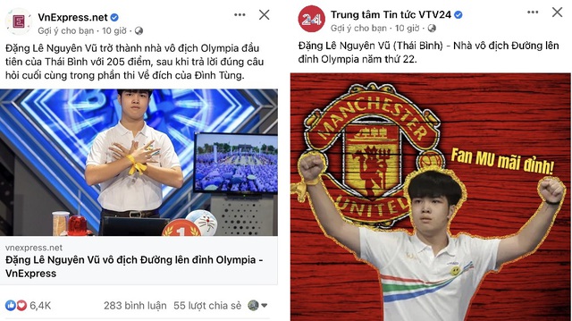 Mạng xã hội ngập lời chúc mừng Đặng Lê Nguyên Vũ vô địch Đường lên đỉnh Olympia 2022 - Ảnh 3.