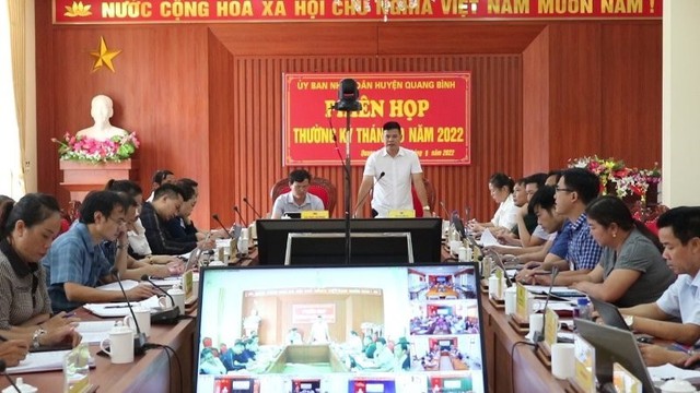 UBND huyện Quang Bình (Hà Giang): Khẳng định đúng vai trò trong phát triển kinh tế tại địa phương - Ảnh 1.