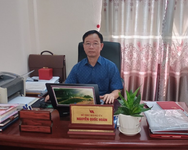 Ông Nguyễn Quốc Hoàn - Bí thư Đảng ủy xã Vạn Xuân