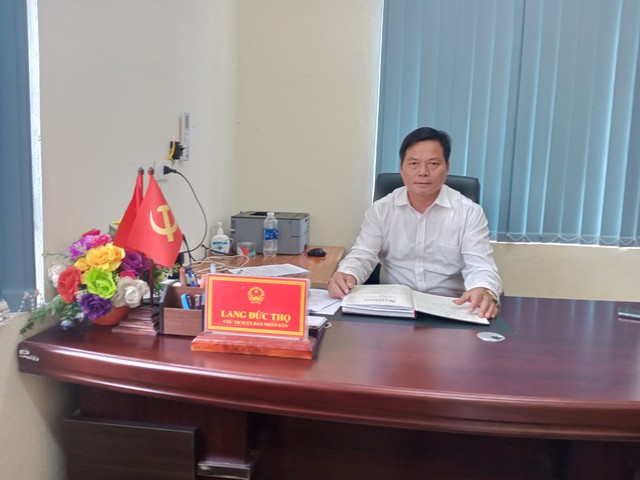 Ông Lang Đức Thọ - Chủ tịch UBND xã Bát Mọt