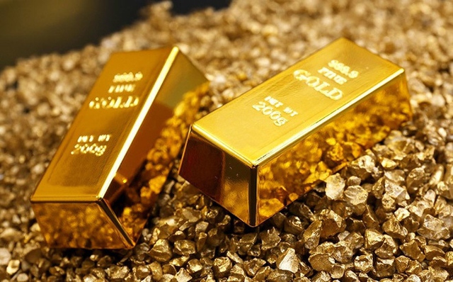 Giá vàng hôm nay 8/10: Chịu áp lực bán, giá vàng tiếp tục suy giảm - Ảnh 1.