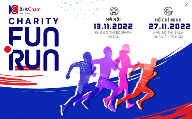 BritCham Charity Fun Run 2022 diễn ra vào ngày 13/11 tại Khu đô thị Ecopark  - Ảnh 1.