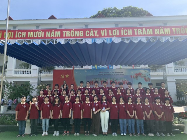 Trường THCS Khai Quang (Vĩnh Phúc): Chào mừng kỷ niệm 40 năm ngày Nhà giáo Việt Nam - Ảnh 2.