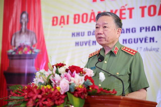 Bộ trưởng Tô Lâm dự Ngày hội Đại đoàn kết toàn dân tộc tại tỉnh Nghệ An - Ảnh 3.
