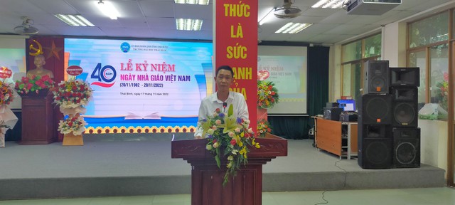 Đại học Thái Bình: Long trọng tổ chức kỷ niệm ngày Nhà giáo Việt Nam  - Ảnh 4.