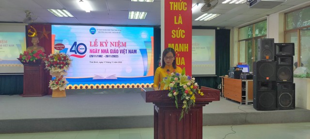 Đại học Thái Bình: Long trọng tổ chức kỷ niệm ngày Nhà giáo Việt Nam  - Ảnh 1.