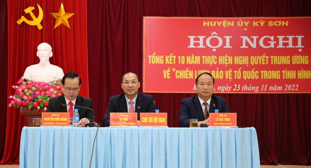 Nghệ An- Huyện Kỳ Sơn: Tổng kết 10 năm thực hiện Nghị quyết Trung ương 8 khóa XI về Chiến lược bảo vệ Tổ quốc  - Ảnh 3.