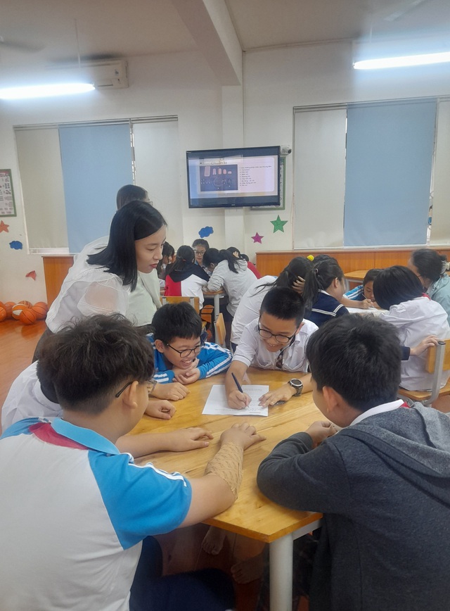 Sôi động các hoạt động trải nghiệm sáng tạo tại Trường Tiểu học Đô thị Sài Đồng - Ảnh 6.