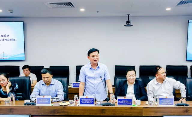 Đoàn ĐBQH tỉnh Nghệ An làm việc với Tổng công ty Phát điện 1 (EVNGENCO1) - Ảnh 3.