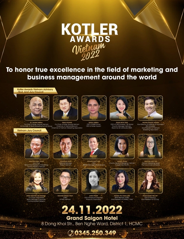 Kotler Awards: Giải thưởng marketing toàn cầu lần đầu tổ chức tại Việt Nam - Ảnh 2.