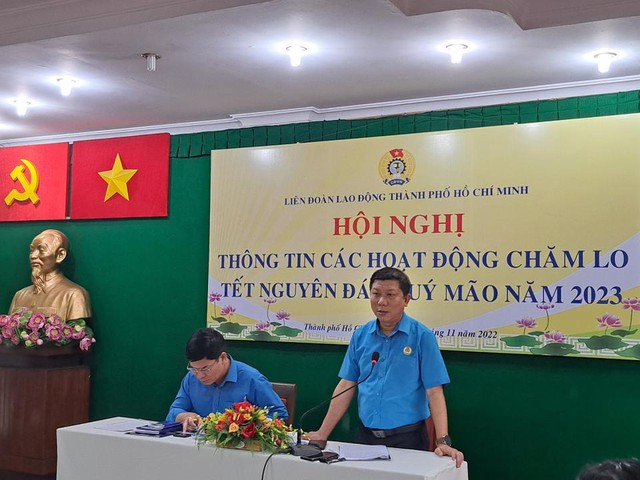 TP. Hồ Chí Minh: Tập trung chăm lo tết cho công nhân và người lao động - Ảnh 2.