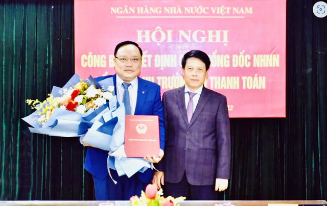 Thành viên HĐQT Vietcombank làm Vụ trưởng Vụ Thanh toán NHNN - Ảnh 1.