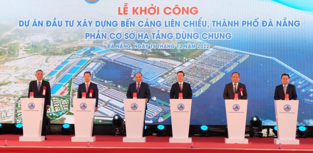 Đà Nẵng: Khởi công dự án xây dựng Bến cảng Liên Chiểu phần cơ sở hạ tầng dùng chung - Ảnh 1.