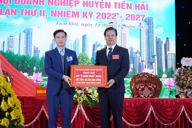 Đại hội Hội Doanh nghiệp huyện Tiền Hải nhiệm kỳ 2022 – 2027 - Ảnh 2.