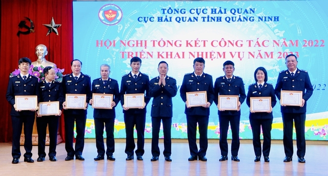 Cục Hải quan Quảng Ninh tổng kết công tác chuyên môn năm 2022. - Ảnh 3.