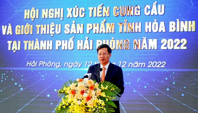 Hội nghị xúc tiến cung cầu và giới thiệu sản phẩm tỉnh Hòa Bình tại thành phố Hải Phòng năm 2022 - Ảnh 7.