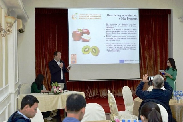 Giới thiệu táo, kiwi của Hy Lạp và Châu Âu đến người tiêu dùng Việt Nam - Ảnh 1.