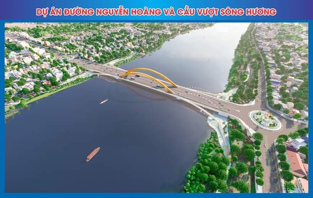 Huế: Khởi công Dự án đường Nguyễn Hoàng và Cầu vượt qua sông Hương - Ảnh 2.
