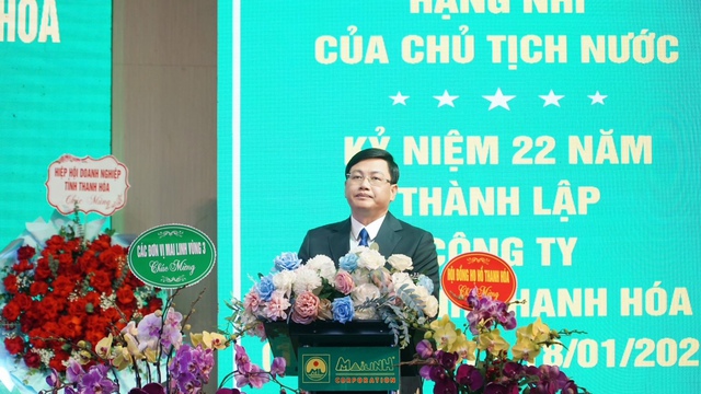 Công ty Mai Linh Thanh Hóa: Tổ chức Lễ đón nhận HCLĐ hạng Nhì của Chủ tịch nước và kỷ niệm 22 năm ngày thành lập - Ảnh 3.