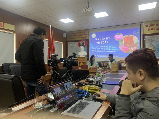 Thái Bình: Tổ chức chương trình Livestream giới thiệu, quảng bá các sản phẩm OCOP - Ảnh 1.