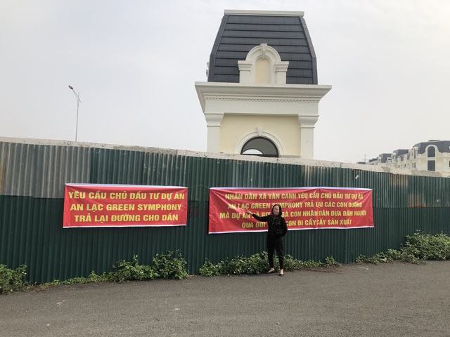 Hà Nội: Doanh nghiệp bịt đường dân sinh đi ra nghĩa trang, dân bức xúc - Ảnh 1.