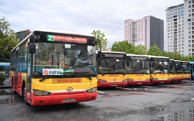 Từ 8/2, xe buýt Hà Nội sẽ hoạt động 100% công suất - Ảnh 1.