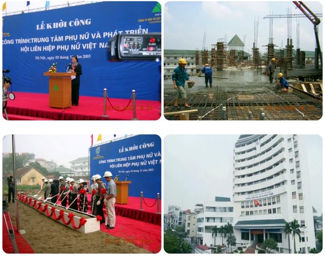 Lễ khởi công xây dựng Trung tâm Phụ nữ và Phát triển (Hội LHPN Việt Nam)