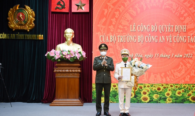 Công an tỉnh Thanh Hóa có tân Phó Giám đốc - Ảnh 1.
