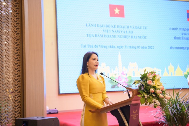 Bà Nguyễn Thị Thanh Bình, Phó Tổng Giám đốc T&T Group phát biểu tại sự kiện