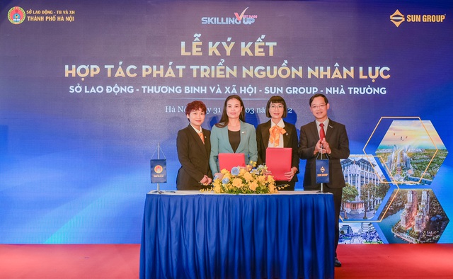Tập đoàn Sun Group ký kết với Sở LĐTBXH Hà Nội