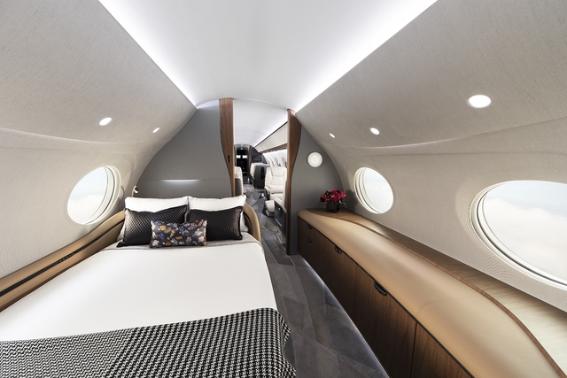 Cabin G700 trang bị tiện nghi với đủ các công năng như giường ngủ, quầy bar, phòng tắm…