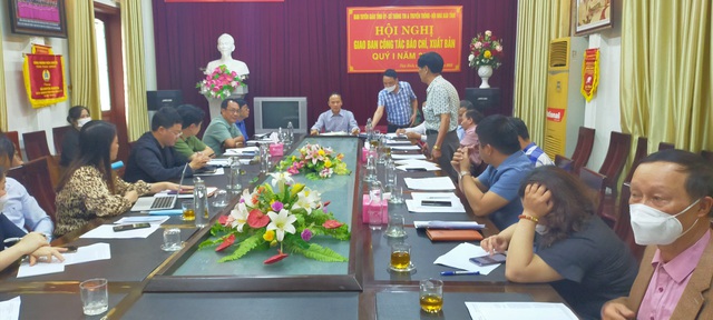 Thái Bình: Hội nghị giao ban công tác báo chí, xuất bản quý I/2022 - Ảnh 1.