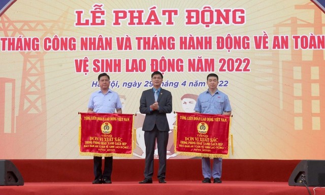 Hà Nội phát động “Tháng Công nhân, Tháng hành động về an toàn vệ sinh lao động năm 2022”  - Ảnh 2.