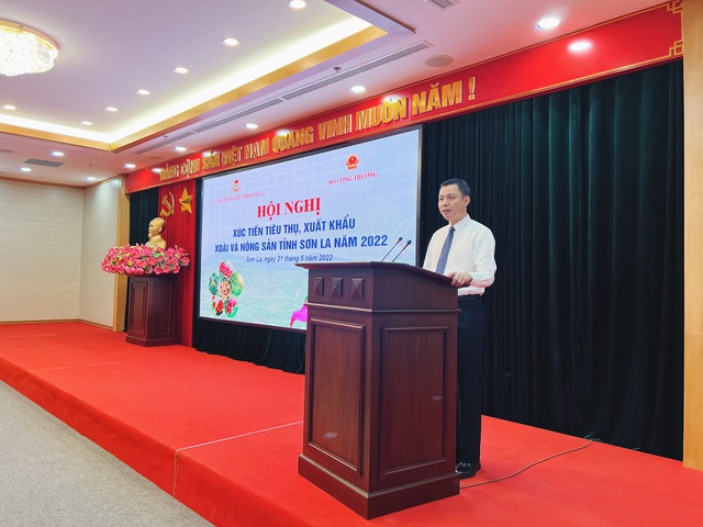 Ông Nguyễn Thành Công - Phó Chủ tịch UBND tỉnh Sơn La phát biểu tại Hội nghị