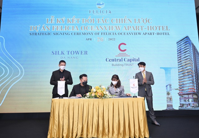 Tháp Lụa Đà Nẵng và Central Capital ký kết hợp tác tại dự án Felicia OceanView Apart-Hotel