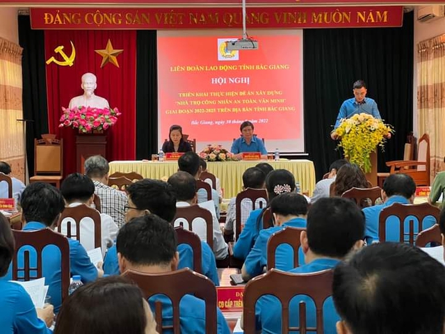 Bắc Giang tổ chức Hội nghị triển khai Đề án xây dựng “Nhà trọ công nhân an toàn, văn minh”  - Ảnh 2.
