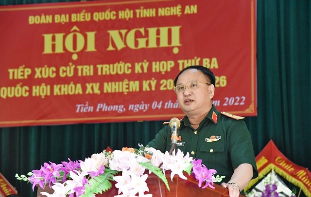Nghệ An:Đại biểu Quốc hội tiếp xúc cử tri 4 xã của huyện Quế Phong - Ảnh 2.