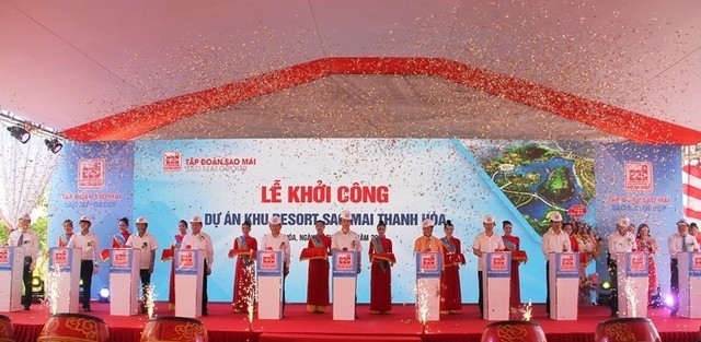 Resort Sao Mai Thanh Hóa: Dự án nghìn tỷ được khởi công xây dựng trên mảnh đất địa linh nhân kiệt - Ảnh 1.