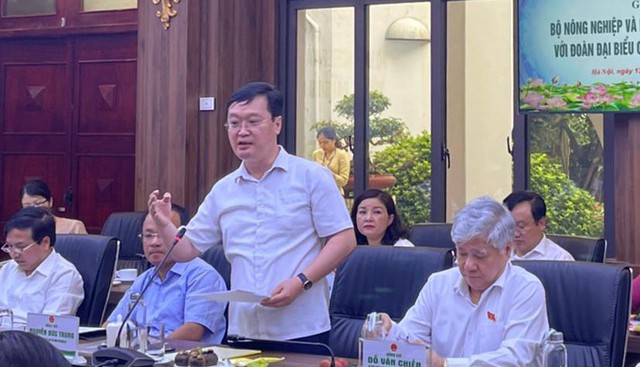 Nghệ An: Bộ Nông nghiệp và Phát triển nông thôn làm việc với Đoàn đại biểu Quốc hội tỉnh - Ảnh 2.