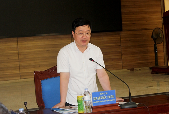 Nghệ An: Chủ tịch UBND tỉnh Nguyễn Đức Trung làm việc với lãnh đạo huyện Nghĩa Đàn - Ảnh 3.