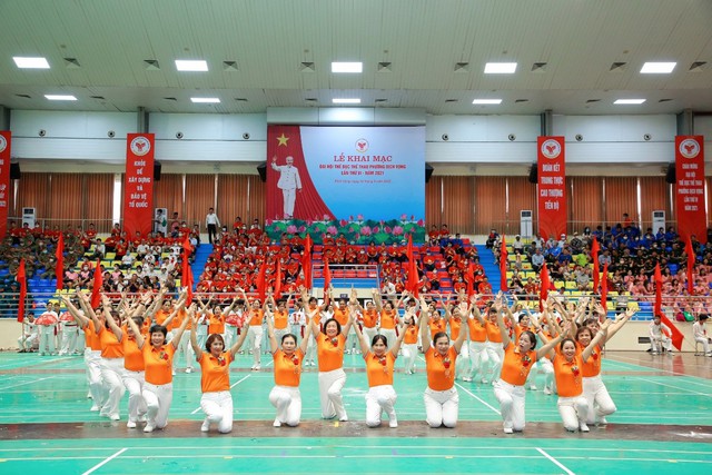 Phường DịchVọng khai mạc Đại hội Thể dục Thể thao lầnthứ VI năm 2021 - Ảnh 10.