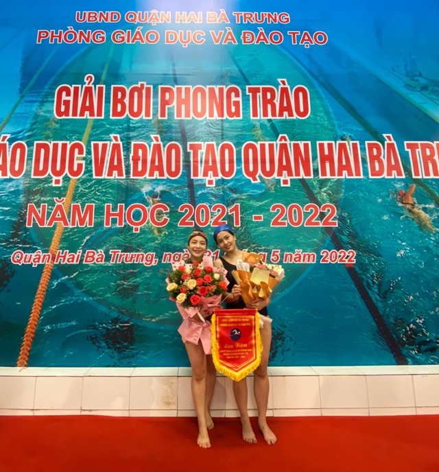 Gần 200 VĐV tham gia “Giải Bơi phong trào ngành Giáo dục và Đào tạo quận Hai Bà Trưng lần thứ V” - Ảnh 2.