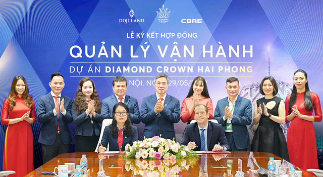 Lễ ký kết Hợp đồng Quản lý vận hành dự án Diamond Crown Hai Phong